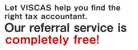 Leave it to VISCAS — free referral service for tax accountants!