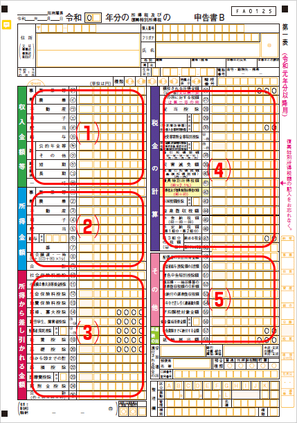 違い 書 確定 申告 ab