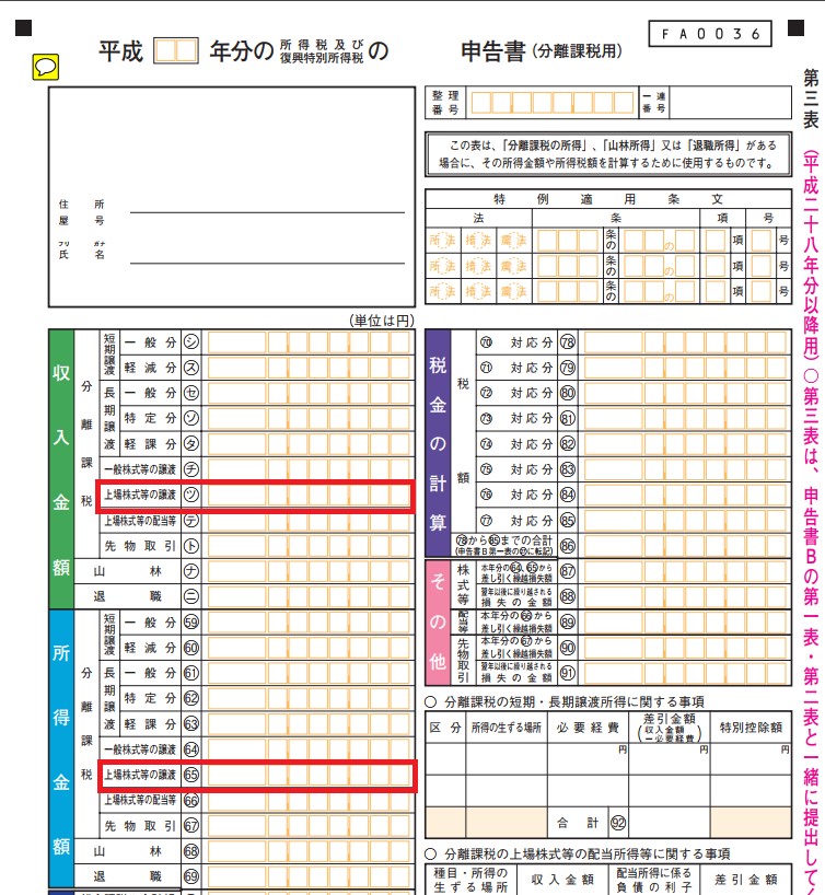 特定 口座 確定 申告